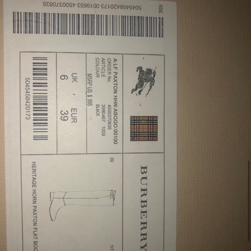 Burberry Boots - Picture 5 of 7